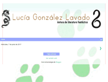 Tablet Screenshot of luciaglez.com